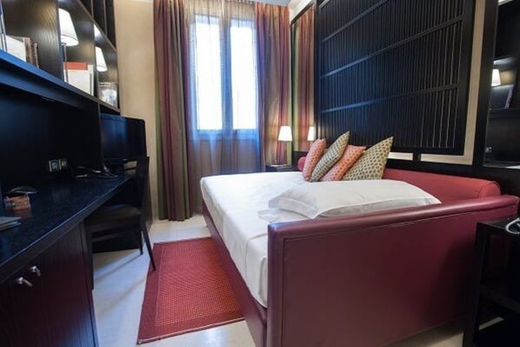 Habitación individual confort art hotel novecento bolonia Habitación individual confort art hotel novecento bolonia