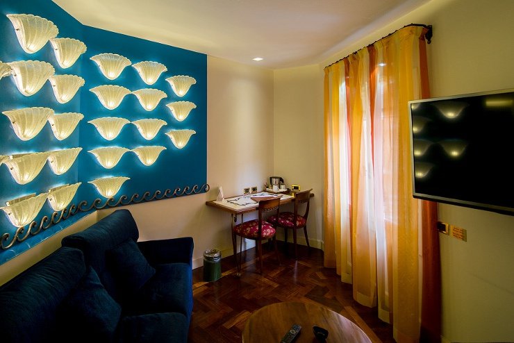 JUNIOR SUITE Art Hotel Commercianti Bolonia, Italia JUNIOR SUITE Art Hotel Commercianti Bolonia, Italia