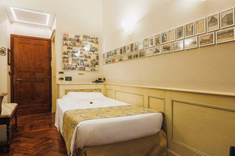 Habitación individual Art Hotel Commercianti Bolonia Habitación individual Art Hotel Commercianti Bolonia