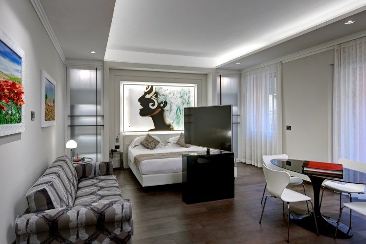 LUXURY APARTMENTS Art Hotel Commercianti Bolonia, Italia LUXURY APARTMENTS Art Hotel Commercianti Bolonia, Italia