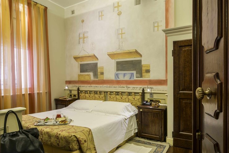 HABITACIÓN DOBLE CLÁSICA Art Hotel Commercianti Bolonia, Italia HABITACIÓN DOBLE CLÁSICA Art Hotel Commercianti Bolonia, Italia