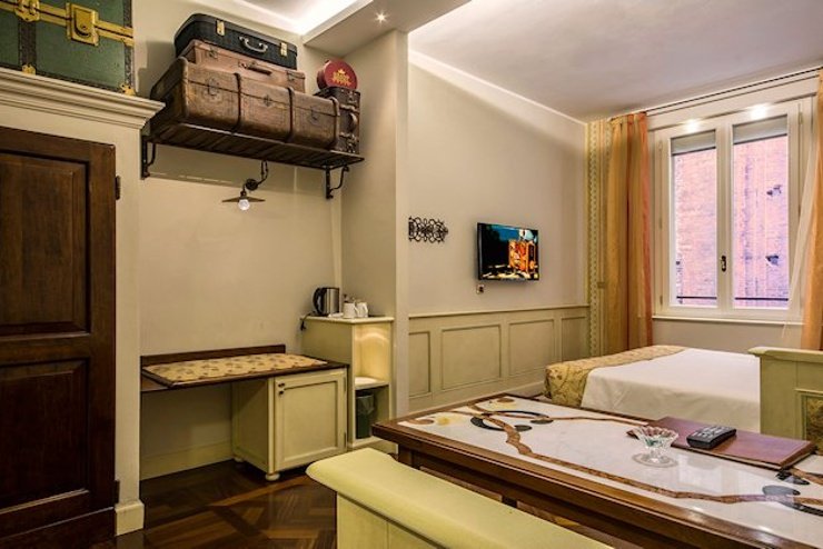 HABITACIÓN DOBLE CLÁSICA Art Hotel Commercianti Bolonia, Italia HABITACIÓN DOBLE CLÁSICA Art Hotel Commercianti Bolonia, Italia