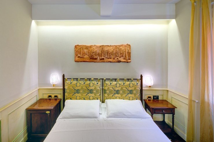 Habitación doble clásica art hotel commercianti bolonia Habitación doble clásica art hotel commercianti bolonia