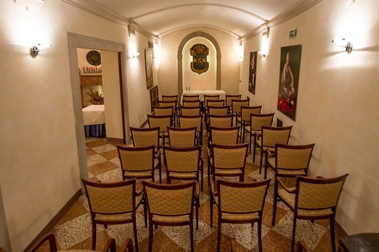 Sala de reuniones  Art Hotel Commercianti Bolonia