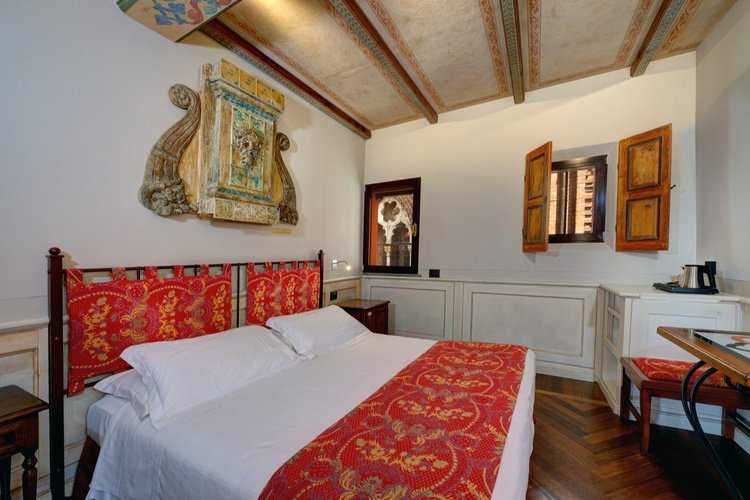 Habitación doble deluxe art hotel commercianti bolonia Habitación doble deluxe art hotel commercianti bolonia