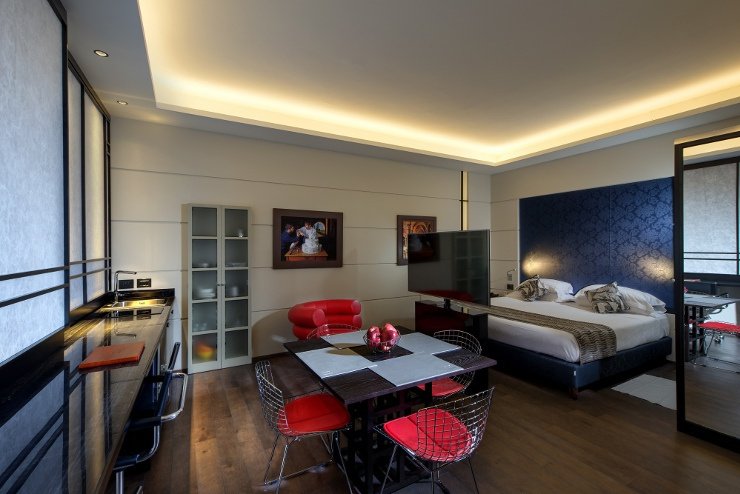 LUXURY APARTMENTS Art Hotel Commercianti Bolonia, Italia LUXURY APARTMENTS Art Hotel Commercianti Bolonia, Italia