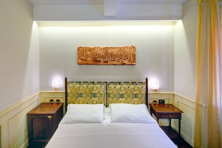 Habitación doble clásica art hotel commercianti bolonia Habitación doble clásica art hotel commercianti bolonia