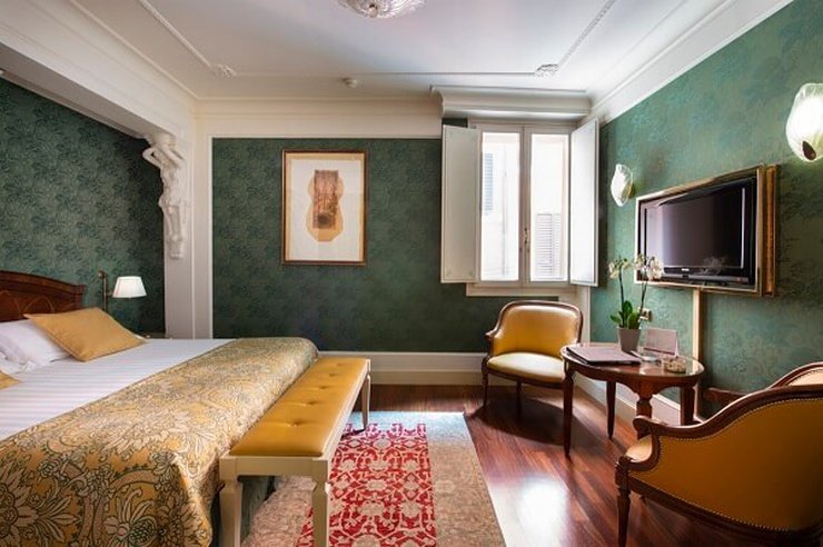 HabitaciÓn clÁsica art hotel orologio bologna HabitaciÓn clÁsica art hotel orologio bologna