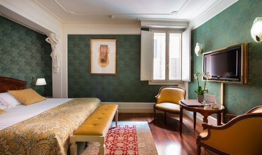 Habitación clásica Art Hotel Orologio Bolonia Habitación clásica Art Hotel Orologio Bolonia
