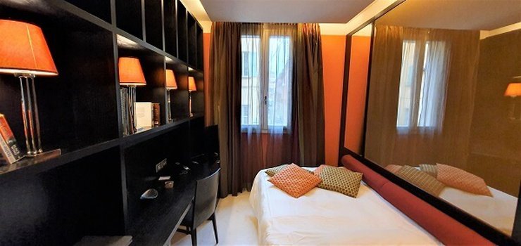 Habitación Individual Confort Art Hotel Novecento Bolonia, Italia Habitación Individual Confort Art Hotel Novecento Bolonia, Italia