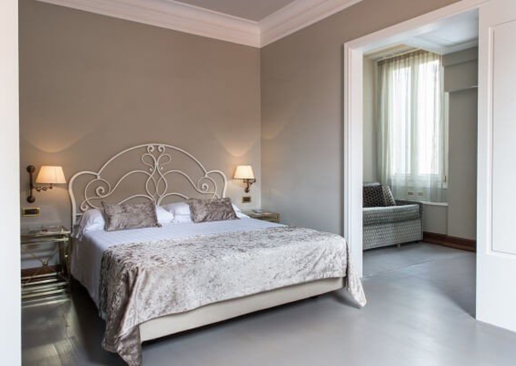 Suite deluxe la romántica  Art Hotel Orologio Bolonia
