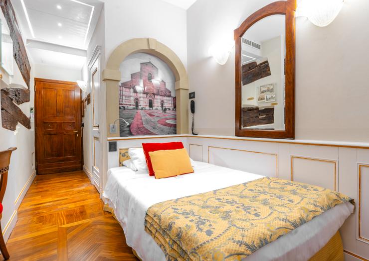 Habitación Individual Art Hotel Commercianti Bolonia Habitación Individual Art Hotel Commercianti Bolonia