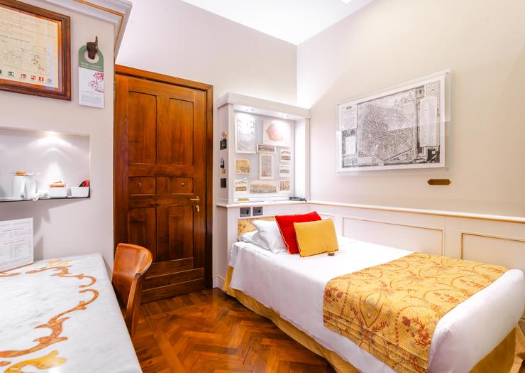 Habitación Individual Art Hotel Commercianti Bolonia Habitación Individual Art Hotel Commercianti Bolonia