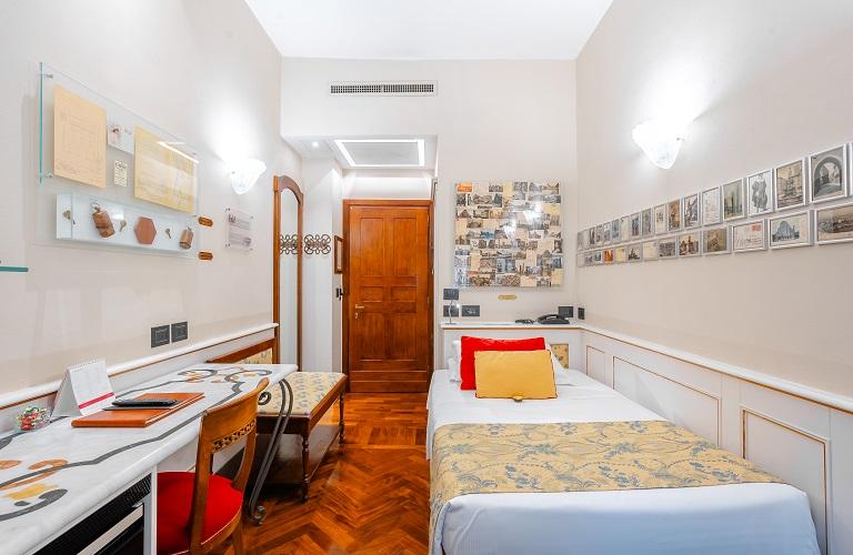 Habitación Individual Art Hotel Commercianti Bolonia Habitación Individual Art Hotel Commercianti Bolonia