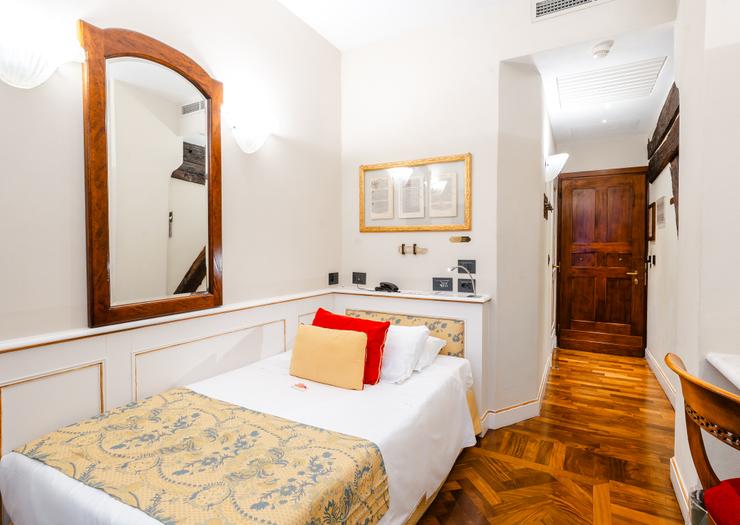 Habitación Individual Art Hotel Commercianti Bolonia Habitación Individual Art Hotel Commercianti Bolonia