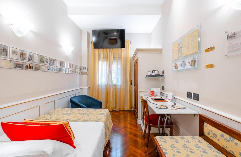Habitación Individual Art Hotel Commercianti Bolonia Habitación Individual Art Hotel Commercianti Bolonia