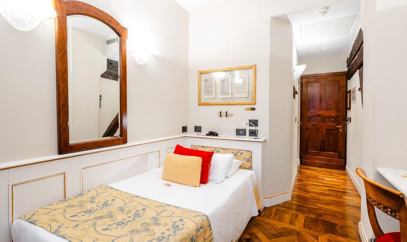 Habitación Individual Art Hotel Commercianti Bolonia Habitación Individual Art Hotel Commercianti Bolonia