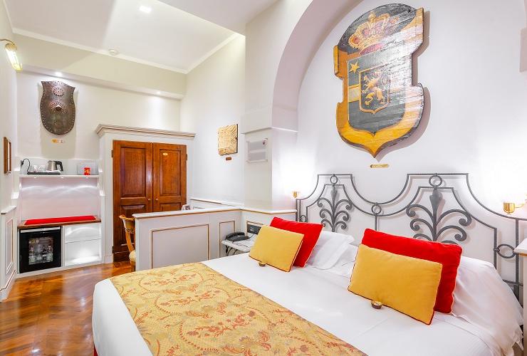 Habitación doble clásica Art Hotel Commercianti Bolonia Habitación doble clásica Art Hotel Commercianti Bolonia