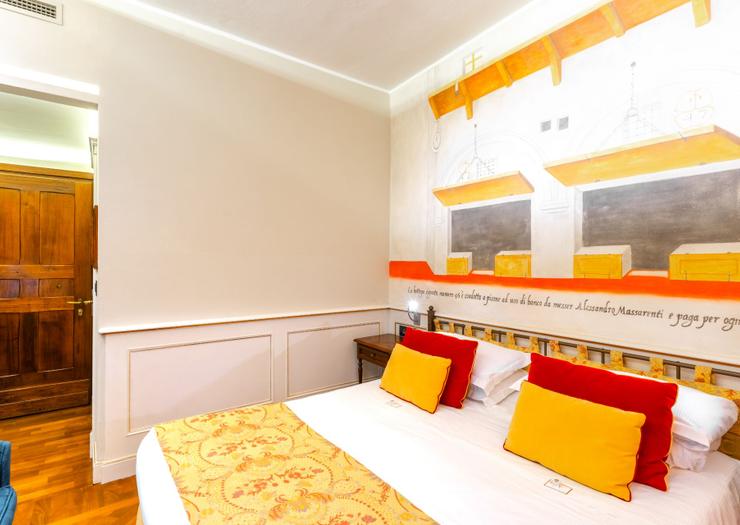 Habitación doble clásica Art Hotel Commercianti Bolonia Habitación doble clásica Art Hotel Commercianti Bolonia