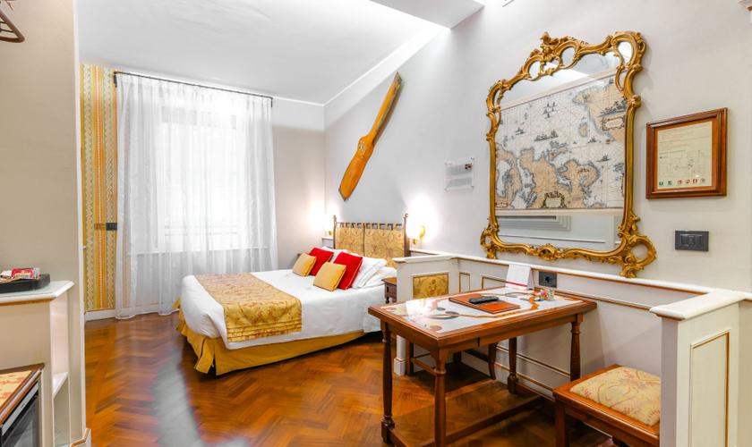 Habitación Doble Deluxe Art Hotel Commercianti Bolonia Habitación Doble Deluxe Art Hotel Commercianti Bolonia