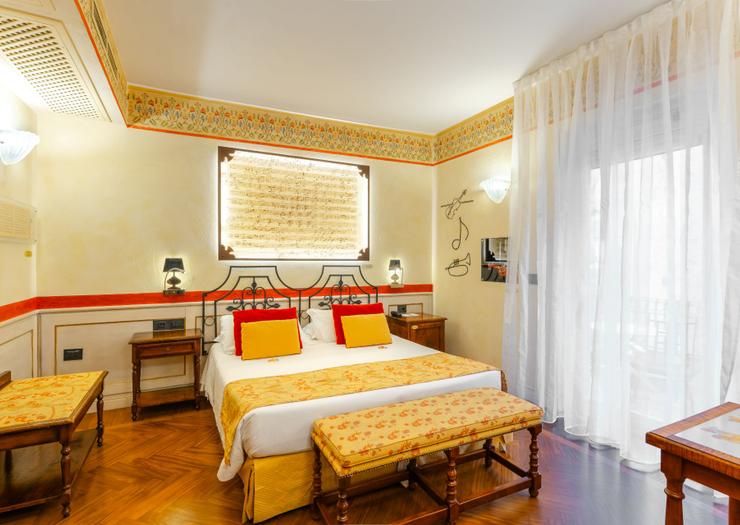 Habitación Doble Deluxe con Terraza Art Hotel Commercianti Bolonia Habitación Doble Deluxe con Terraza Art Hotel Commercianti Bolonia