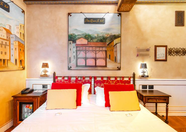 Habitación Doble Deluxe con Terraza Art Hotel Commercianti Bolonia Habitación Doble Deluxe con Terraza Art Hotel Commercianti Bolonia